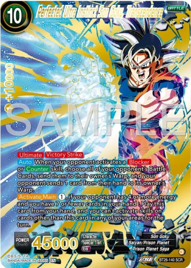 PERFECTED ULTRA INSTINCT SON GOKU, TRANSCENDENCE