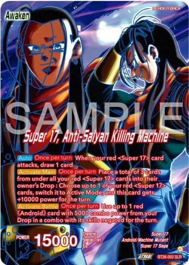 SUPER 17, ANTI-SAIYAN KILLING MACHINE