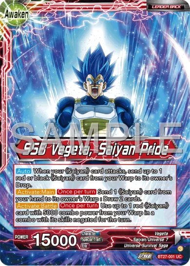 SSB VEGETA, SAIYAN PRIDE