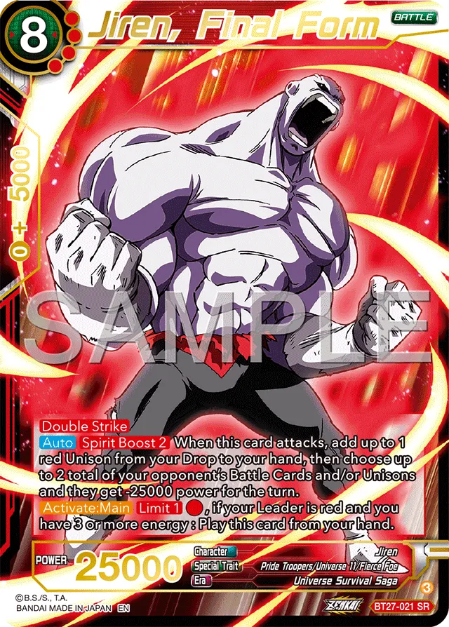 JIREN, FINAL FORM