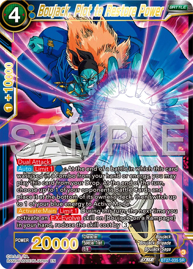 BOUJACK, PLOT TO RESTORE POWER