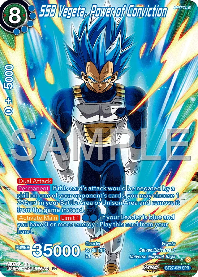 SSB VEGETA, POWER OF CONVICTION