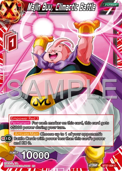 MAJIN BUU, CLIMACTIC BATTLE