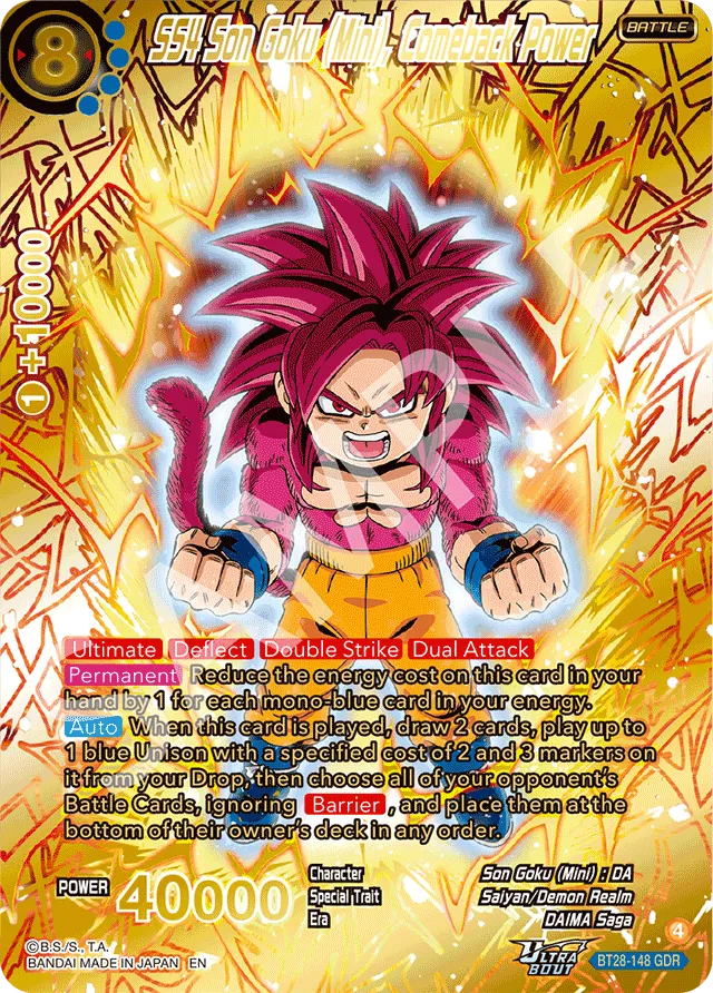 SS4 SON GOKU (MINI), COMEBACK POWER
