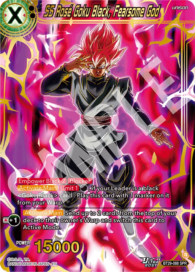 SS ROSE GOKU BLACK, FEARSOME GOD