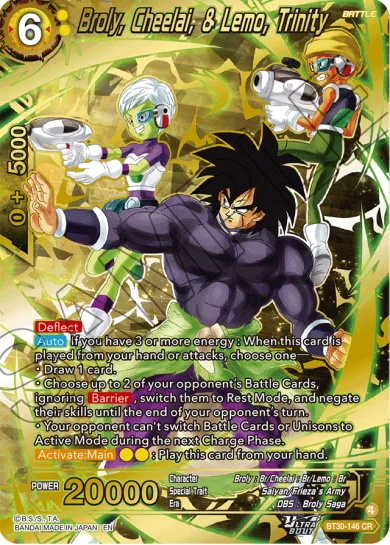 BROLY, CHEELAI, & LEMO, TRINITY