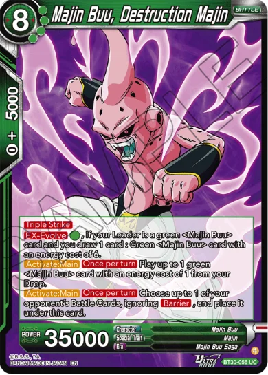 MAJIN BUU, DESTRUCTION MAJIN