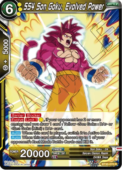 SS4 SON GOKU, EVOLVED POWER