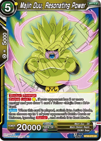 MAJIN DUU, RESONATING POWER