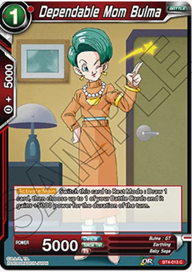 DEPENDABLE MOM BULMA