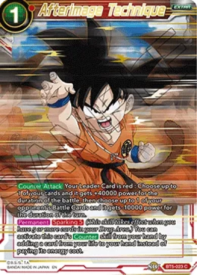 AFTERIMAGE TECHNIQUE