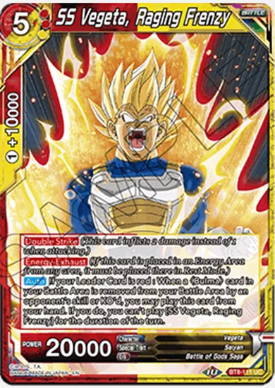 SS VEGETA, RAGING FRENZY