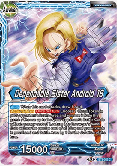 DEPENDABLE SISTER ANDROID 18