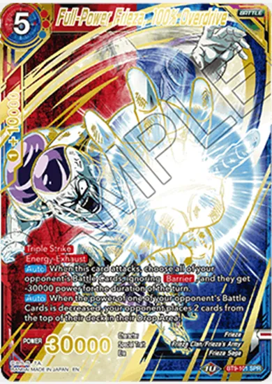 FULL-POWER FRIEZA, 100% OVERDRIVE