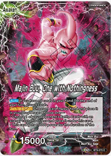 MAJIN BUU, ONE WITH NOTHINGNESS