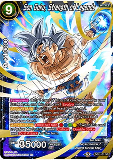 SON GOKU, STRENGTH OF LEGENDS