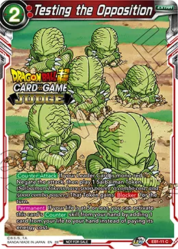 TESTING THE OPPOSITION