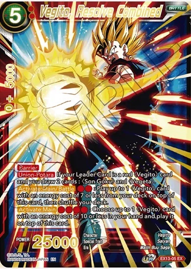 VEGITO, RESOLVE COMBINED