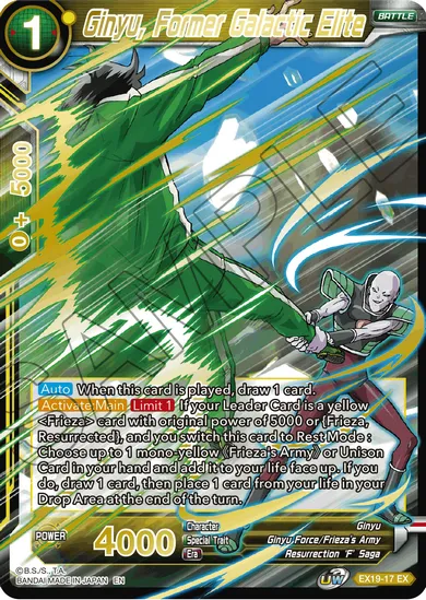 GINYU, FORMER GALACTIC ELITE