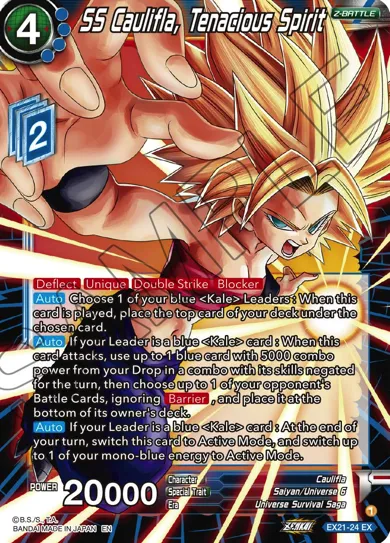 SS CAULIFLA, TENACIOUS SPIRIT