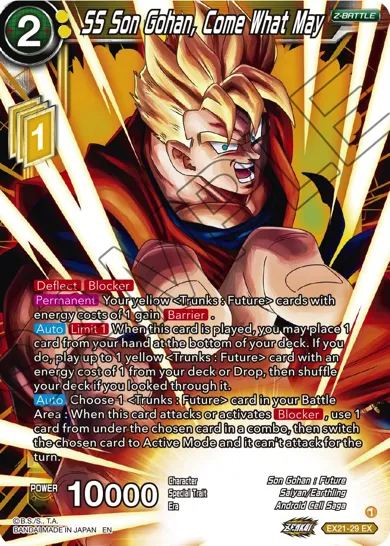 SS SON GOHAN, COME WHAT MAY