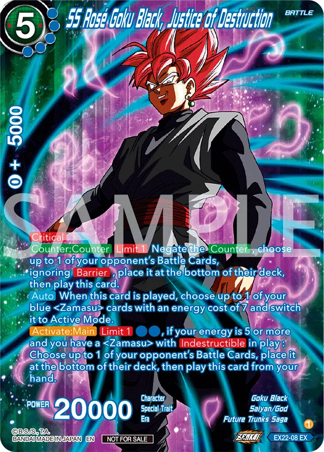 SS ROSE GOKU BLACK, JUSTICE OF DESTRUCTION