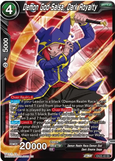 DEMON GOD SALSA, DARK ROYALTY