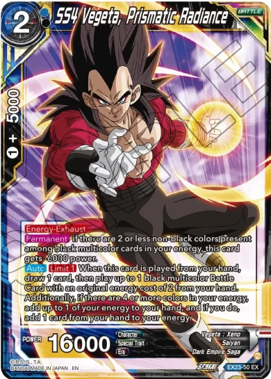 SS4 VEGETA, PRISMATIC RADIANCE