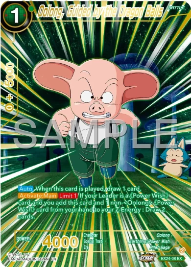 OOLONG, GUIDED BY THE DRAGON BALLS