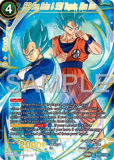 SSB SON GOKU & SSB VEGETA, BLUE DUO