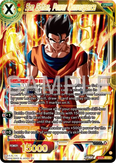 SON GOHAN, POWER CONVERGENCE