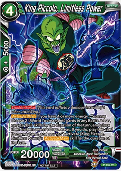 KING PICCOLO, LIMITLESS POWER