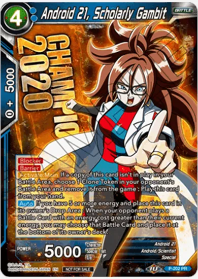 ANDROID 21, SCHOLARLY GAMBIT