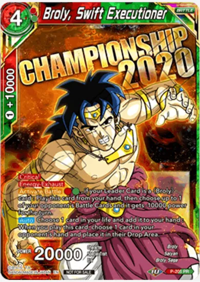 BROLY, SWIFT EXECUTIONER