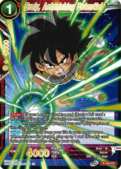 BROLY, ASTONISHING POTENTIAL