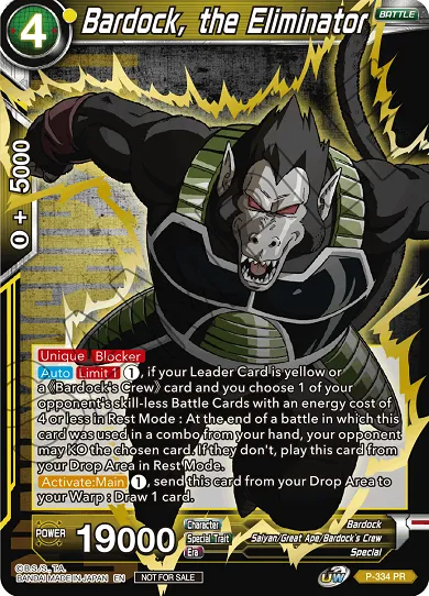 BARDOCK, THE ELIMINATOR