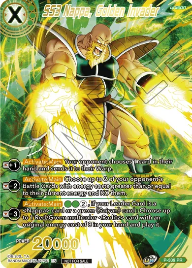 SS3 NAPPA, GOLDEN INVADER