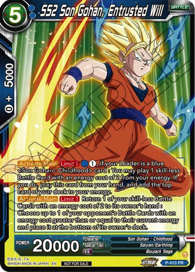 SS2 SON GOHAN, ENTRUSTED WILL