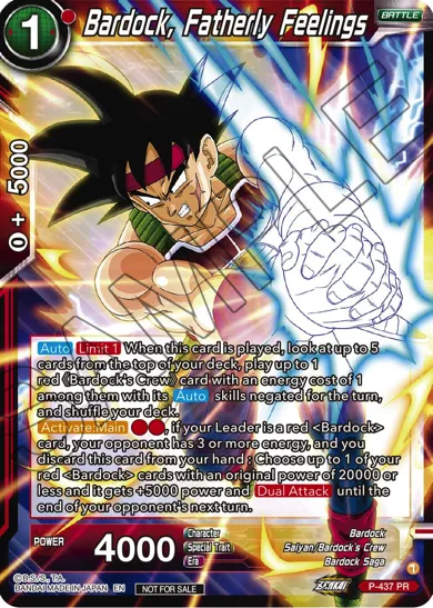 BARDOCK, FATHERLY FEELINGS