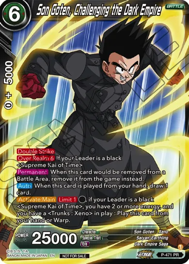 SON GOTEN, CHALLENGING THE DARK EMPIRE