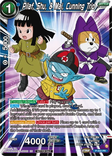 PILAF, SHU, & MAI, CUNNING TRIO
