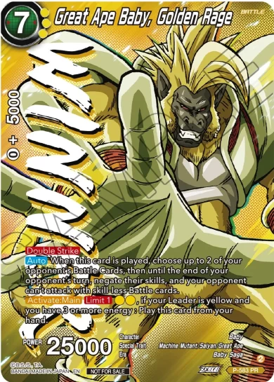 GREAT APE BABY, GOLDEN RAGE