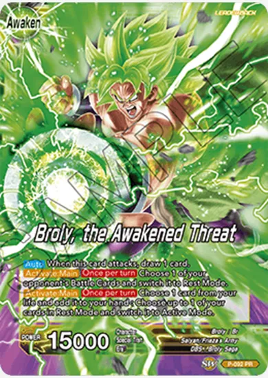 BROLY, THE AWAKENED THREAT