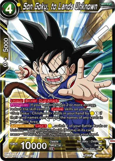 SON GOKU, TO LANDS UNKNOWN