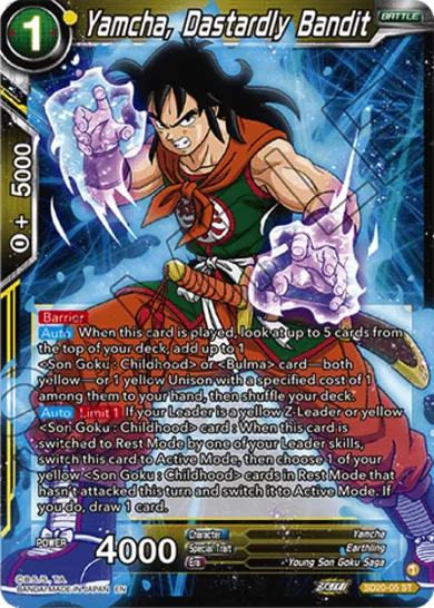 YAMCHA, DASTARDLY BANDIT