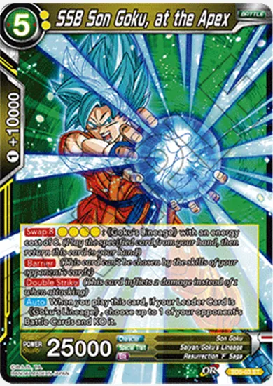 SSB SON GOKU, AT THE APEX