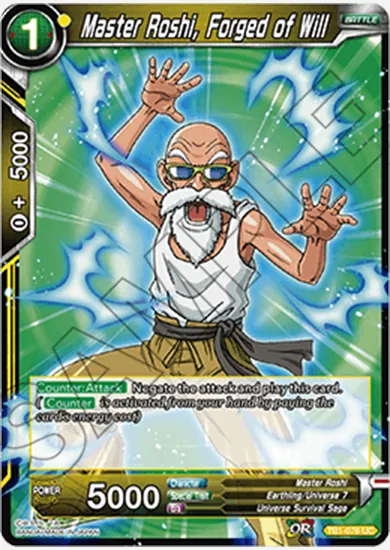 MASTER ROSHI, FORGED OF WILL