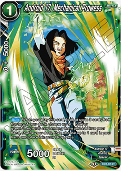 ANDROID 17, MECHANICAL PROWESS