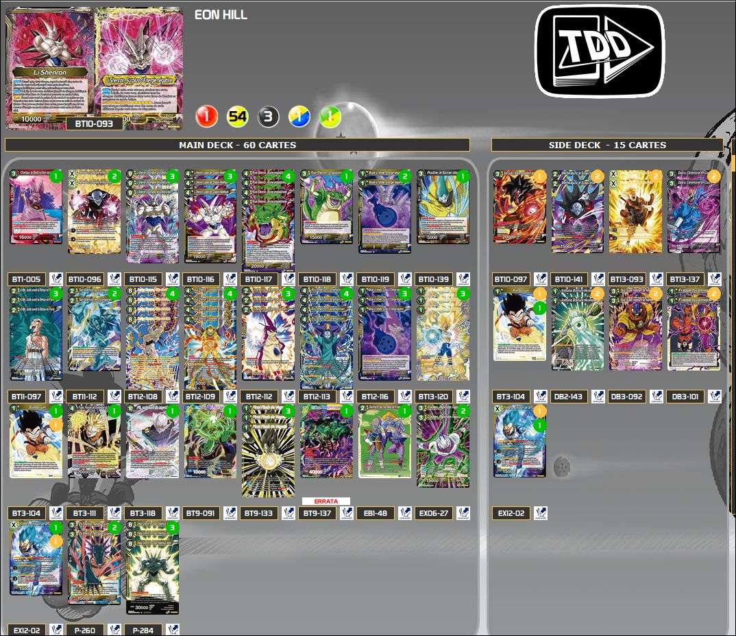 Decklist de Eon Hill