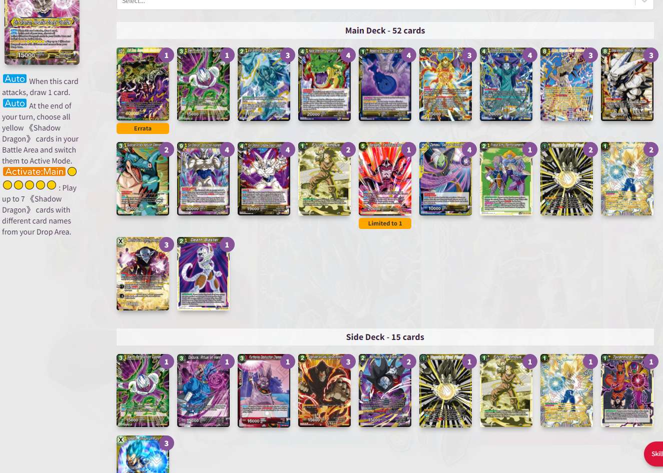 Decklist de Panjo101